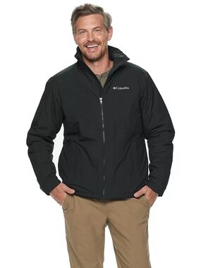 Columbia Black Men's Northern Bound Jacket with Full Zip, Size S